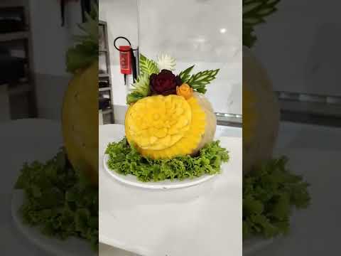 Food carving artist Abida Sultana owner at Bridal creation