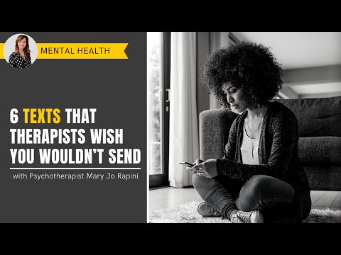6 Texts That Therapists Wish You Wouldn’t Send