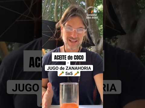 5x5 🥕 CARROT JUICE with COCONUT OIL | Dr. Ludwig Johnson #coconutoil #5x5 #ludwigjohnson