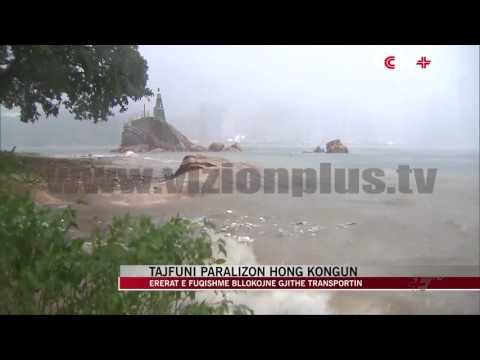 Tajfuni paralizon Hong Kongun - News, Lajme - Vizion Plus