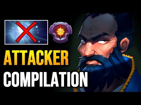 When LVL 25 Wisp (IO) Spammer meets the Best Kunkka in Dota 2 - !Attacker EPIC Kunkka Compilation