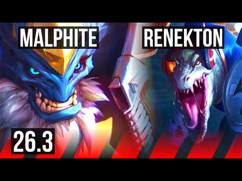 MALPHITE vs RENEKTON (TOP) | KR Master | 26.3