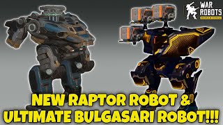 🔴New RAPTOR ROBOT & New ULTIMATE BULGASARI SHOCKTRAIN Gameplay In War Robots!!!