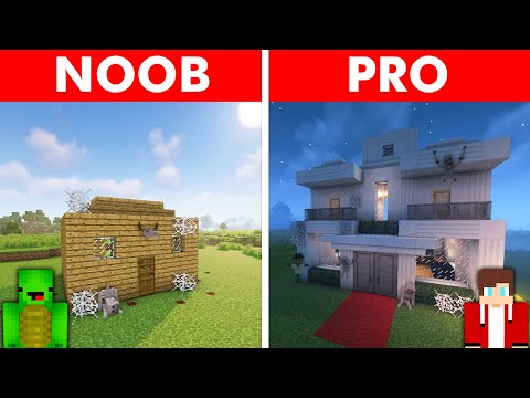 初心者vsプロ 殺人鬼の住む家作り対決【マインクラフト】