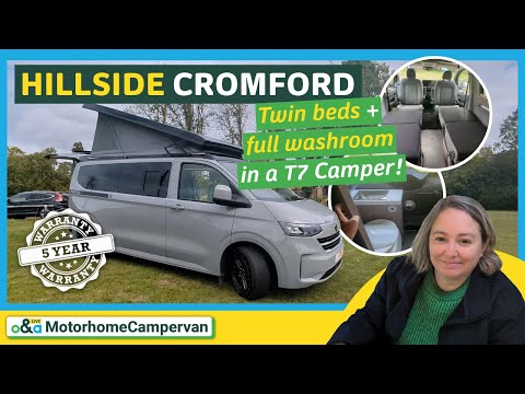 FIRST LOOK! A VW campervan with a rear washroom - welcome to the new Hillside Cromford!