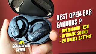 Video thumbnail for JBL Soundgear Sense Earbuds Review:  The Best Open-Ear Earbuds for Bass Lovers? by TechFloe