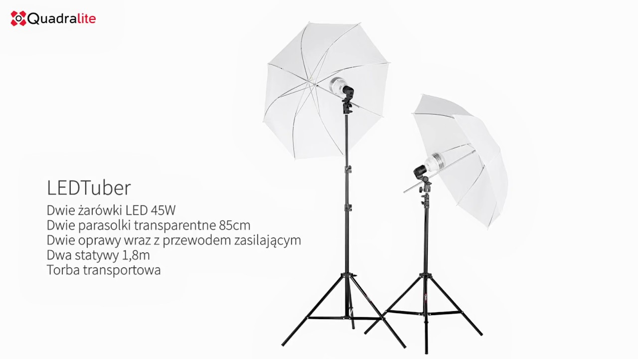 Quadralite LEDTuber - zestaw oświetlenia ciągłego