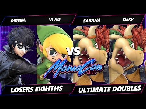 MomoCon 2024 TOP 8 - Omega & Vivid Vs. Sakana & Derp Smash Ultimate - SSBU