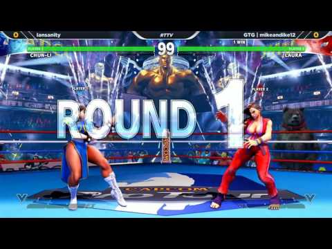 WNF SFV Off Season 3.3 - Iansanity (Chun-Li) vs GTG | mikeandIke12 (Laura)