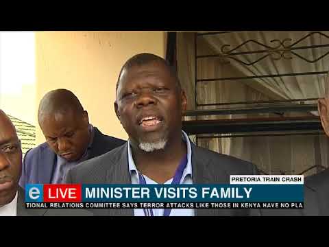 PTA train crash Minister Nzimande visits family