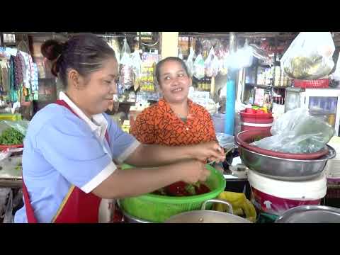 Cambodia Market Street Food   Breakfast Samrong Yoang & Boeng Tompun Market, & More