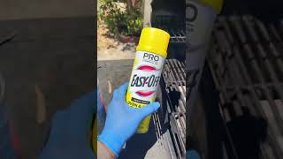 How to clean a grill #shorts #cleaningtips #grill #cleaningmotivation