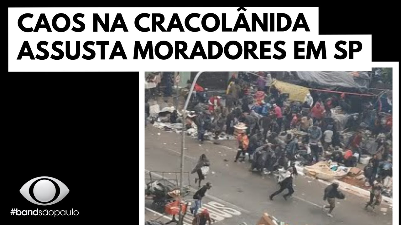 Cracolândia se espalha por ruas do Centro de SP