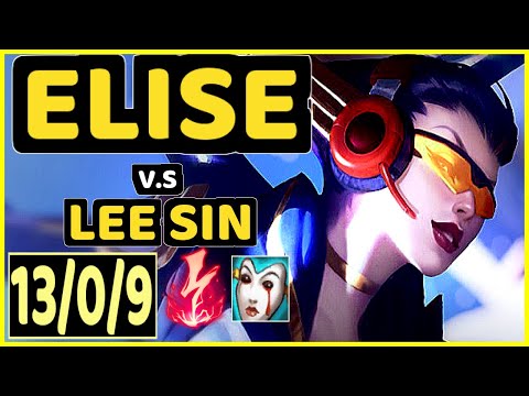 REVOLTA (ELISE) vs LEE SIN - 13/0/9 KDA JUNGLE GAMEPLAY - BR Ranked GRANDMASTER