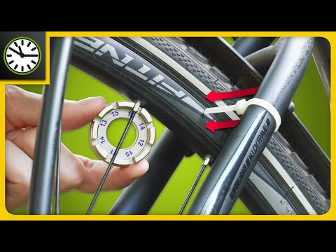 Achter am Fahrrad reparieren – Laufrad zentrieren ohne Profi-Tools