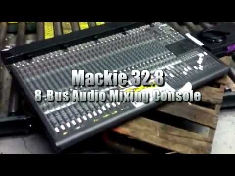 Mackie 32.8 + 32 Channel + Meterbridge 8 Channel mixing console + case 1990 image 11