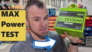 How good is the 12V 100Ah Mini LiFePO4 Battery by Chitoli? Product review and Max power test
