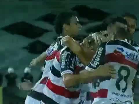 Confira os gols de Santa Cruz 3 x 3 Paysandu - Série C 2012