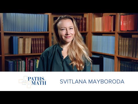 Paths to Math: Svitlana Mayboroda | Institute for Advanced Study