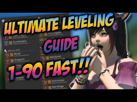 The DEFINITIVE FASTEST Ways to Reach MAX LEVEL in FFXIV | ALL Jobs 90 BEFORE DAWNTRAIL | COMBAT
