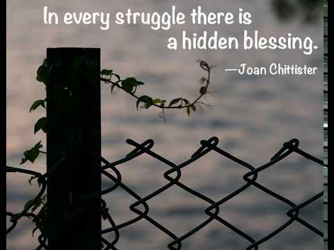 One Minute with Joan Chittister: Struggle