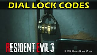 Police Station: All Dial Lock Codes | Resident Evil 3 Remake
