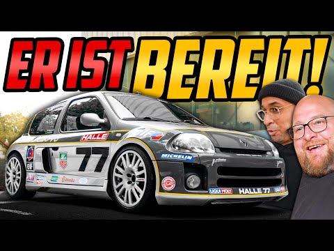 STARTKLAR für die Creme 21! – Renault Clio V6 Phase 1 – Foliert, vermessen, bereit!
