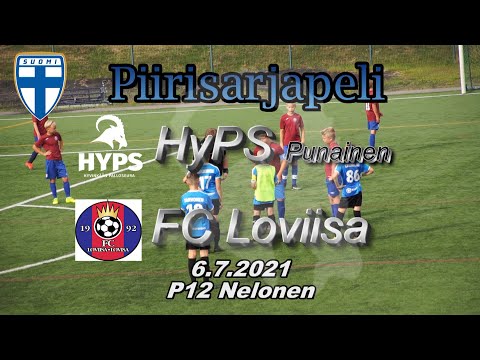 Piirisarja P12 MAALIT HyPS Punainen - FC Loviisa 6.7.2021