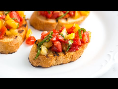 Easy Tomato Bruschetta Recipe