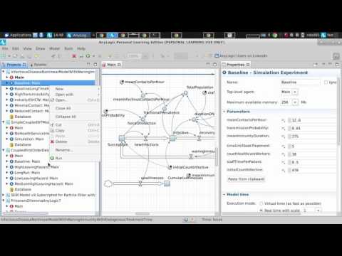 System Dynamics model illustrating path-dependence&lock-in; first order delays in ABM and SD