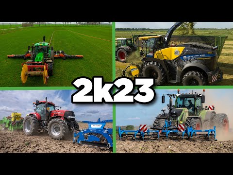 Dutch farming compilation 2023 | Planting, drilling, fertilising, chopping & more