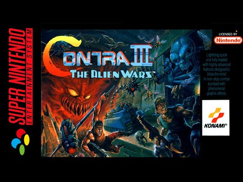 [Longplay] SNES - Contra III: The Alien Wars [2 Players] [Old Recording] (4K, 60FPS)