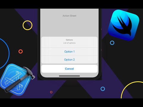 Showing Multiple Options With Action Sheet In SwiftUI | SwiftUI Tutorial