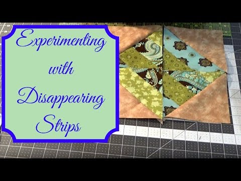 Experimenting with Disappearing Strips