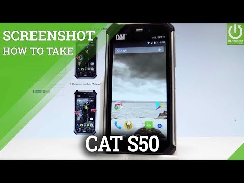 How to Take Screenshot on CATERPILLAR S50 - Screenshot Tutorial