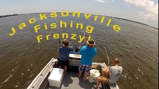 preview picture of video 'FRENZY FISHING, Jacksonville Sharkin & Bull Redfish'
