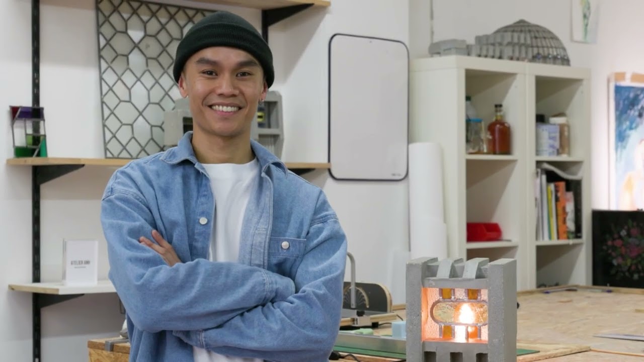 Créez votre lampe brutaliste en vitrail sur une journée avec Tuan - Vidéo