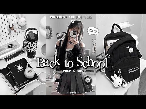 Back to School PREP 2025 📓🎧 Pinterest School Girl: Haul, Shop & Deco + What’s in My School Bag
