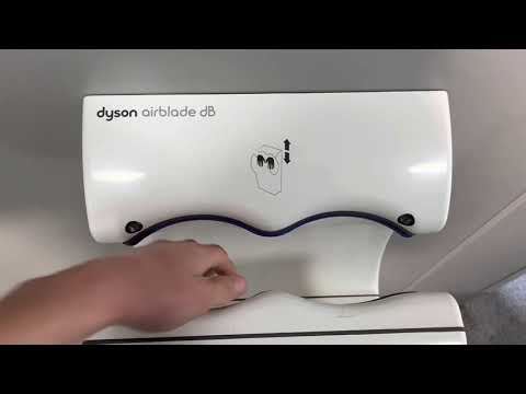 Dyson Airblade dB Hand Dryer (Older Version) at Eketahuna Public Toilets, Eketahuna