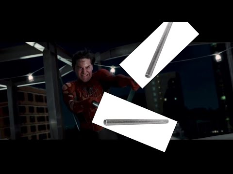 Spiderman Vs Venom but everytime a metal pipe hits the metal pipe meme plays