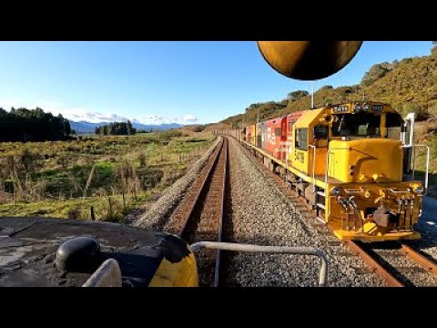 Drivers eye view :  Kokiri to Mawheraiti  - Coal train 849