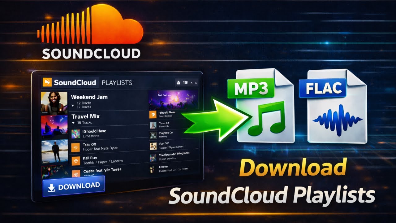 How to Download SoundCloud Playlists to in 320kbps MP3  | Download SoundCloud Playlists to MP3