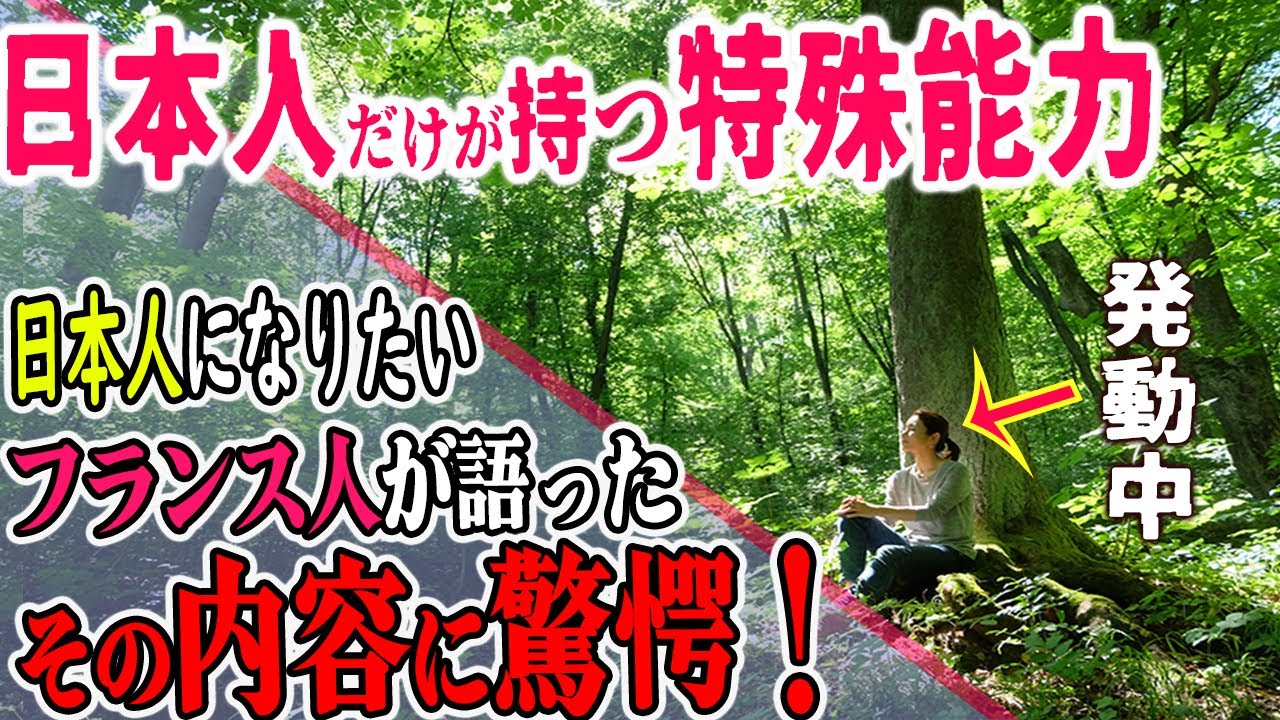 【海外の反応】「日本人しか持ってないんだ…」日本に来たフランス人が激白!?日本人になりたいと切望する外国人が語る内容に驚愕…。日本人が知らない日本人の特殊能力が凄すぎたｗ