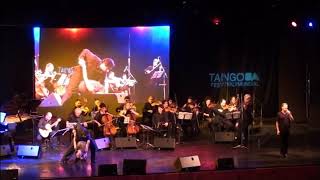 Adriano Mauriello y Natalia Cristofaro con Guillermo Fernandez - Mundial de Tango 2012