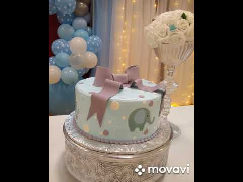 Elephant theme baby shower