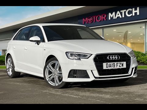 Used Audi A3 1.0 TFSI 30 S line Sportback (s/s) 5dr - Motor Match Crewe