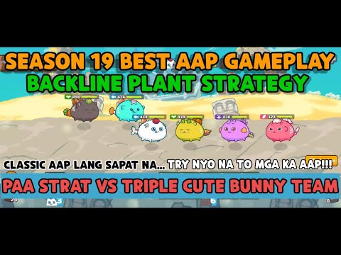 CLASSIC AAP VS CUTE BUNNY TEAM | BACKLINE PLANT STRATEGY | SEASON 19 BEST AAP STRATEGY