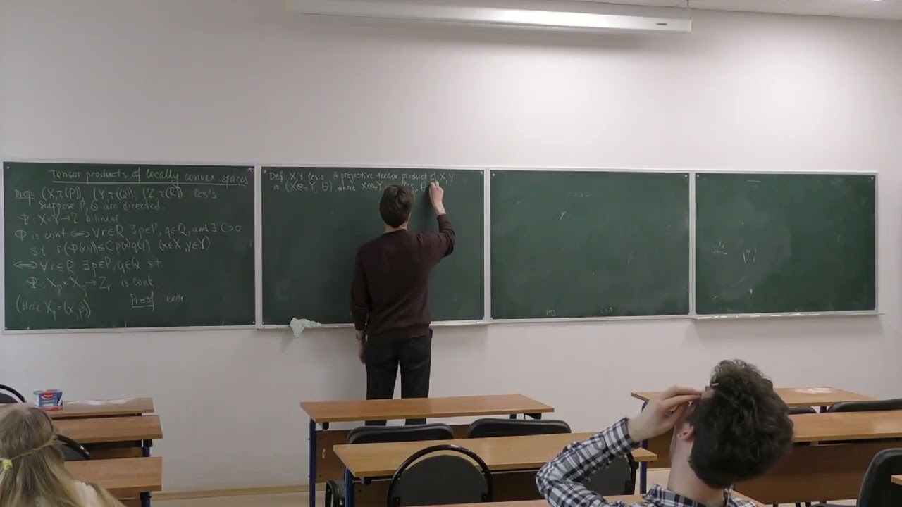 Topological Vector Spaces. Lecture 13. A. Pirkovskii