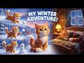 Cute Cat Snow Day Adventure Hilarious Winter Fun