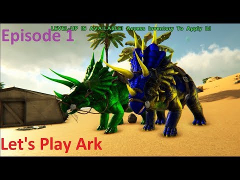 Let's Play Ark!! Hope Eternal ~ Taming Elemental Trikes (Season 1~ Episode 1)
